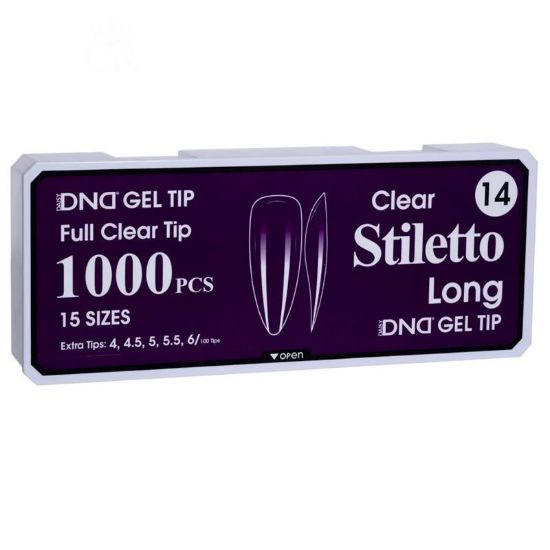 Picture of DND SOFT GEL TIPS - STILETTO LONG - 1000PCS #14