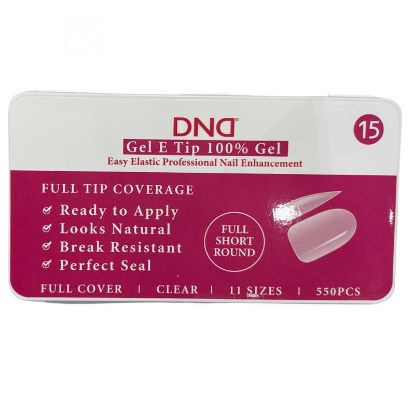 Picture of DND SOFT GEL TIPS - ROUND SHORT - 550PCS #15