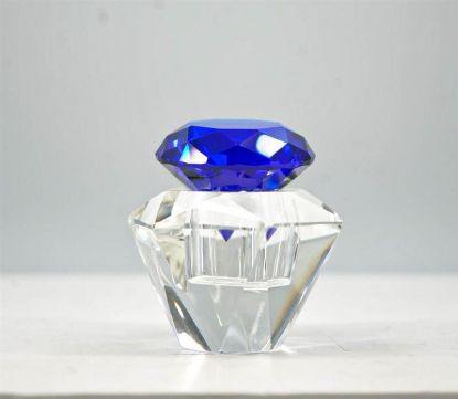 Picture of DIAMOND JAR WITH DARK BLUE TOP CR-17