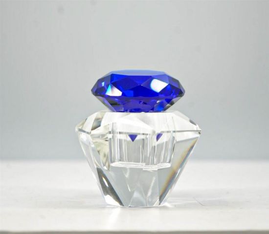 Picture of DIAMOND JAR WITH DARK BLUE TOP CR-17