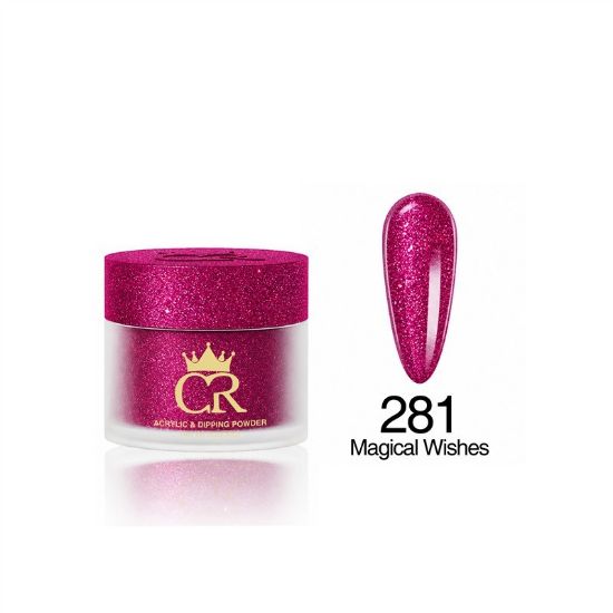 Picture of CROWN HEMA & TPO FREE DIP & ACRYLIC POWDER 281 MAGICAL WISHES