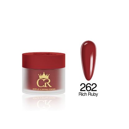 Picture of CROWN HEMA & TPO FREE DIP & ACRYLIC POWDER 262 RICH RUBY