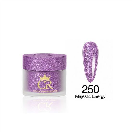 Picture of CROWN HEMA & TPO FREE DIP & ACRYLIC POWDER 250 MAJESTIC ENERGY