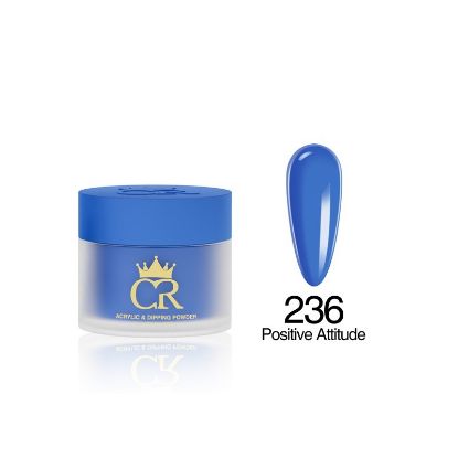 Picture of CROWN HEMA & TPO FREE DIP & ACRYLIC POWDER 236 POSITIVE ATTITUDE