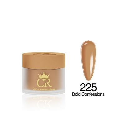Picture of CROWN HEMA & TPO FREE DIP & ACRYLIC POWDER 225 BOLD CONFESSIONS