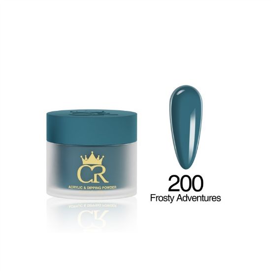 Picture of CROWN HEMA & TPO FREE DIP & ACRYLIC POWDER 200 FROSTY ADVENTURES