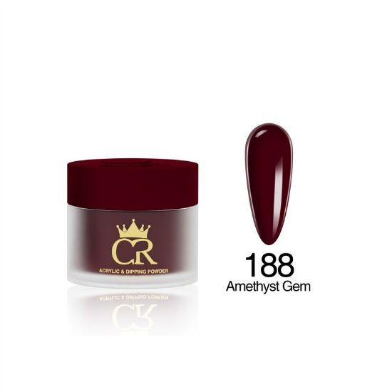 Picture of CROWN HEMA & TPO FREE DIP & ACRYLIC POWDER 188 AMETHYST GEM