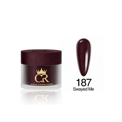 Picture of CROWN HEMA & TPO FREE DIP & ACRYLIC POWDER 187 SWAYED ME