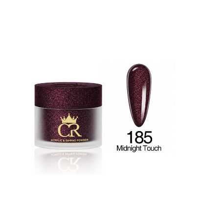 Picture of CROWN HEMA & TPO FREE DIP & ACRYLIC POWDER 185 MIDNIGHT TOUCH
