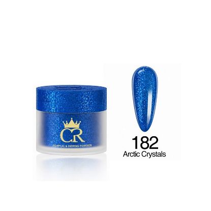 Picture of CROWN HEMA & TPO FREE DIP & ACRYLIC POWDER 182 ARCTIC CRYSTALS