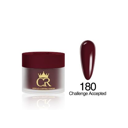 Picture of CROWN HEMA & TPO FREE DIP & ACRYLIC POWDER 180 CHALLENGE ACCEPTED