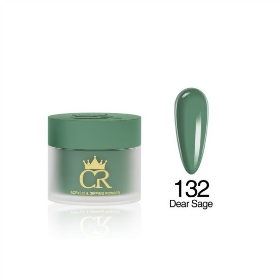 Picture of CROWN HEMA & TPO FREE DIP & ACRYLIC POWDER 132 DEAR SAGE