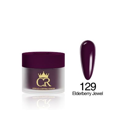 Picture of CROWN HEMA & TPO FREE DIP & ACRYLIC POWDER 129 ELDERBERRY JEWEL