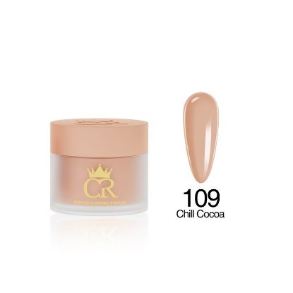 Picture of CROWN HEMA & TPO FREE DIP & ACRYLIC POWDER 109 CHILL COCOA