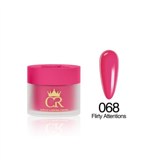 Picture of CROWN HEMA & TPO FREE DIP & ACRYLIC POWDER 068 FLIRTY ATTENTIONS