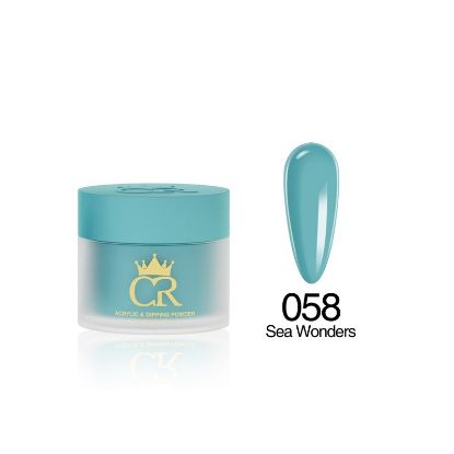 Picture of CROWN HEMA & TPO FREE DIP & ACRYLIC POWDER 058 SEA WONDERS