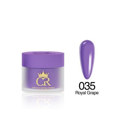 Picture of CROWN HEMA & TPO FREE DIP & ACRYLIC POWDER 035 ROYAL GRAPE