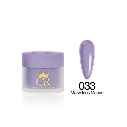 Picture of CROWN HEMA & TPO FREE DIP & ACRYLIC POWDER 033 MARVELOUS MAUVE