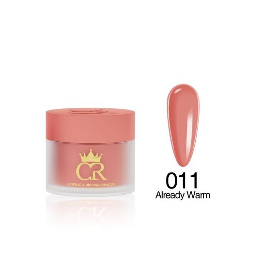 Picture of CROWN HEMA & TPO FREE DIP & ACRYLIC POWDER 011 ALREADY WARM