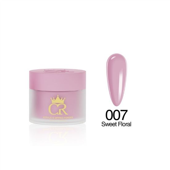 Picture of CROWN HEMA & TPO FREE DIP & ACRYLIC POWDER 007 SWEET FLORAL