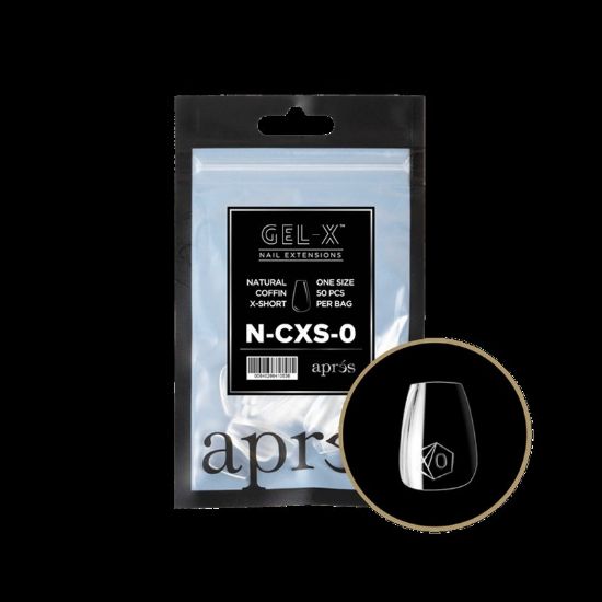 Picture of APRES GEL-X® NATURAL COFFIN EXTRA SHORT REFILL BAG -0