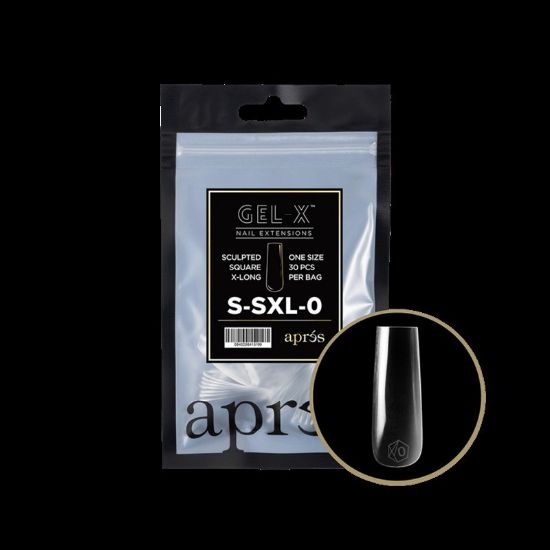 Picture of APRES GEL-X® SCULPTED SQUARE EXTRA LONG REFILL BAG -0