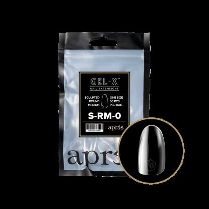 Picture of APRES GEL-X® SCULPTED ROUND MEDIUM REFILL BAG -0