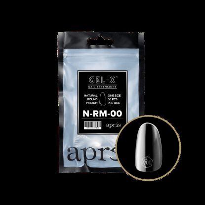 Picture of APRES GEL-X® NATURAL ROUND MEDIUM REFILL BAG -00