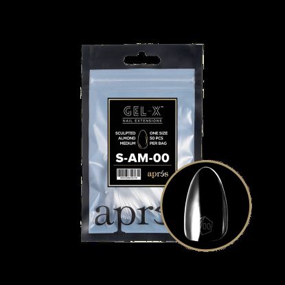 Picture of APRES GEL-X® SCULPTED ALMOND MEDIUM REFILL BAG -00