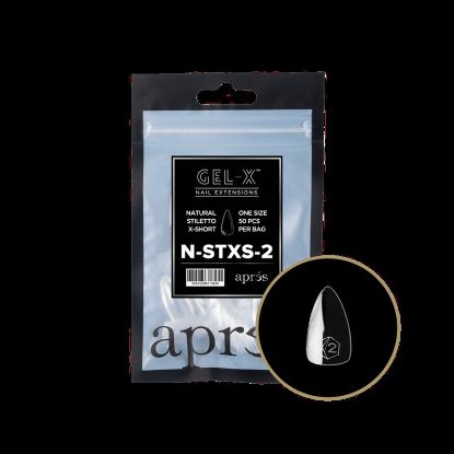 Picture of APRES GEL-X® NATURAL STILETTO EXTRA SHORT REFILL BAG -2