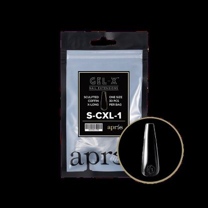 Picture of APRES GEL-X® SCULPTED COFFIN EXTRA LONG REFILL BAG -1