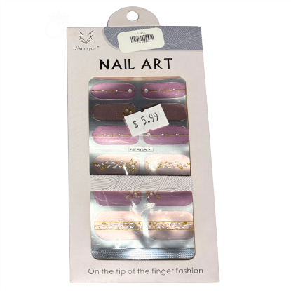 Picture of SNOW FOX FINGER TIP NAIL STICKER