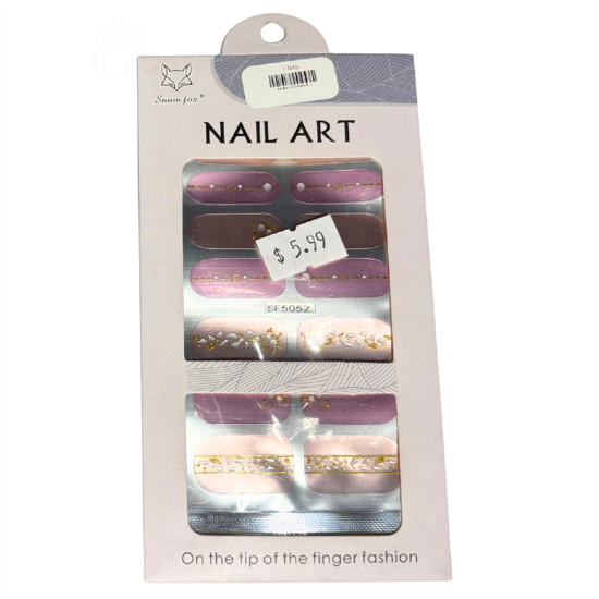 Picture of SNOW FOX FINGER TIP NAIL STICKER