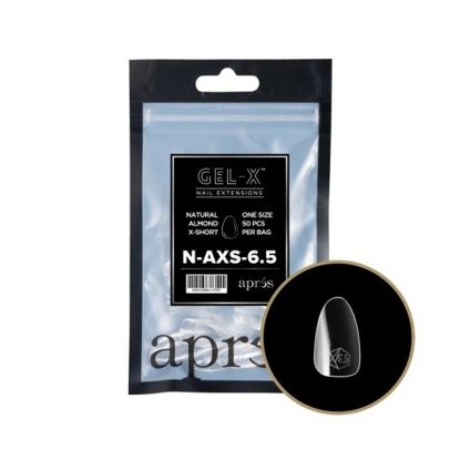 Picture of APRES GEL-X NATURAL ALMOND EXTRA SHORT REFILL-6.5 (50PCS)