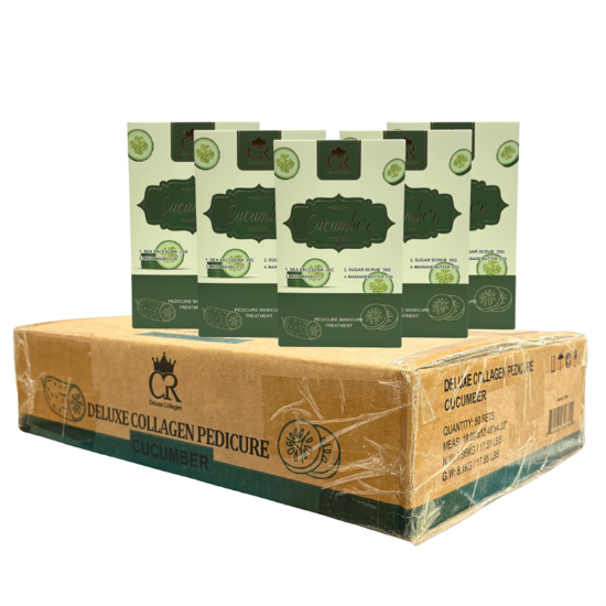 Picture of CROWN DELUXE COLLAGEN 4 STEP CASE OF 50 KITS - CUCUMBER CN