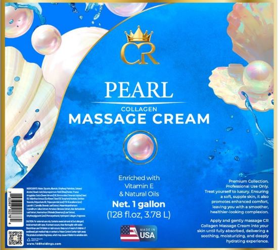 Picture of CROWN COLLAGEN MASSAGE CREAM LOTION 1 GALLON PEARL