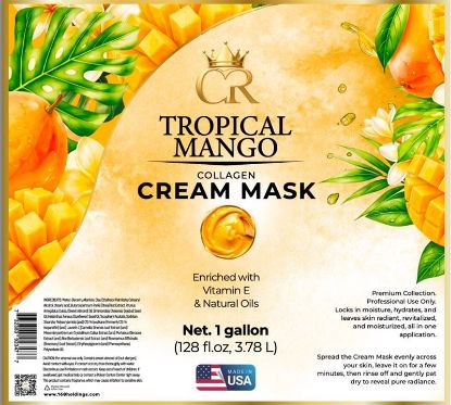Picture of CROWN COLLAGEN CREAM MASK 1 GALLON TROPICAL MANGO