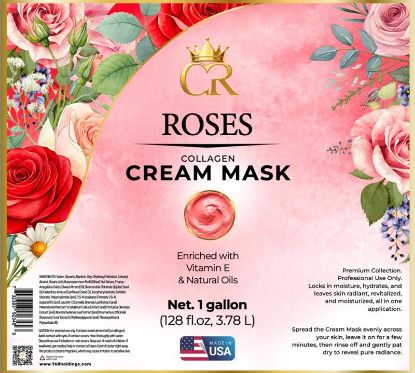 Picture of CROWN COLLAGEN CREAM MASK 1 GALLON ROSE