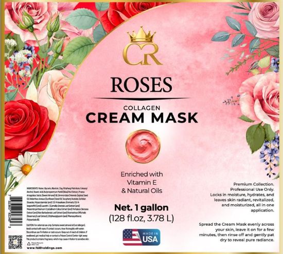 Picture of CROWN COLLAGEN CREAM MASK 1 GALLON ROSE