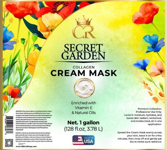 Picture of CROWN COLLAGEN CREAM MASK 1 GALLON SECRET GARDEN