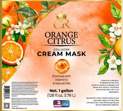 Picture of CROWN COLLAGEN CREAM MASK 1 GALLON ORANGE CITRUS