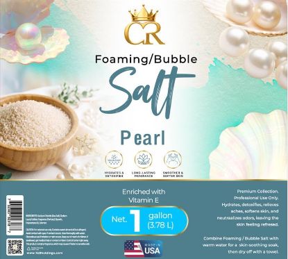 Picture of CROWN FOAMING BUBBLE SALT 1 GALLON PEARL