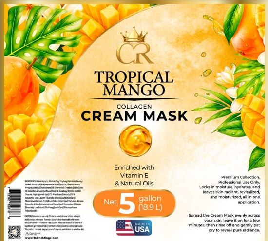 Picture of CROWN COLLAGEN CREAM MASK 5 GALLONS BUCKET TROPICAL MANGO