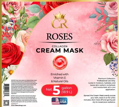 Picture of CROWN COLLAGEN CREAM MASK 5 GALLONS BUCKET ROSE