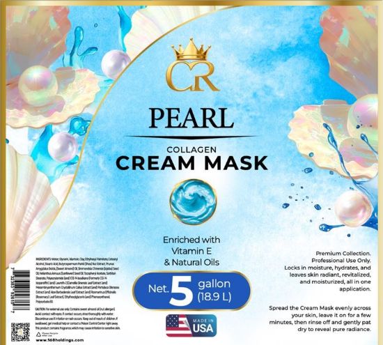 Picture of CROWN COLLAGEN CREAM MASK 5 GALLONS BUCKET PEARL