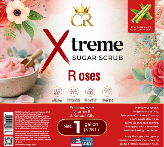 Picture of CROWN XTREME SUGAR SCRUB 1 GALLON ROSE