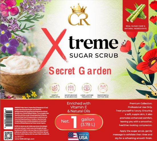 Picture of CROWN XTREME SUGAR SCRUB 1 GALLON SECRET GARDEN