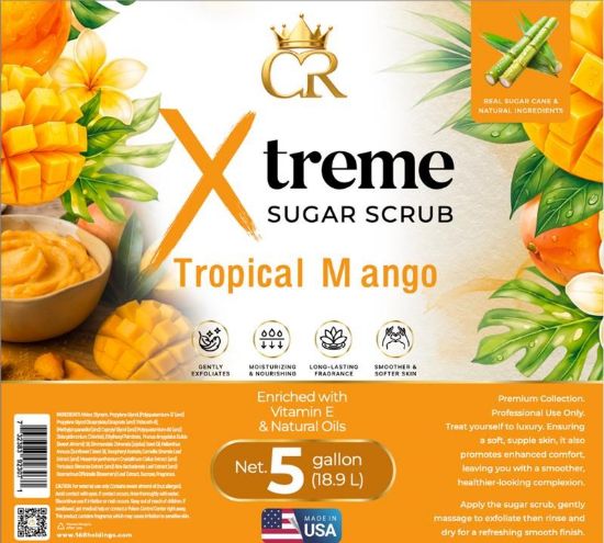 Picture of CROWN XTREME SUGAR SCRUB 5 GALLONS BUCKET TROPICAL MANGO