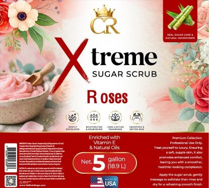 Picture of CROWN XTREME SUGAR SCRUB 5 GALLONS BUCKET ROSE