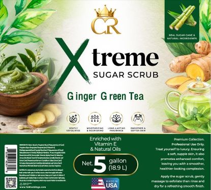 Picture of CROWN XTREME SUGAR SCRUB 5 GALLONS BUCKET GINGER GREEN TEA